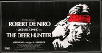 9j074 DEER HUNTER English 30sh '78 art of Robert De Niro with gun to his head, Michael Cimino