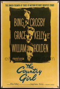 9j345 COUNTRY GIRL 40x60 R59 Grace Kelly, Bing Crosby, William Holden, by Clifford Odets!