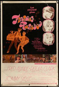 9j361 FINIAN'S RAINBOW 40x60 '68 great different artwork, directed by Francis Ford Coppola!