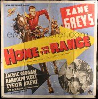 9j085 HOME ON THE RANGE style A 6sh '34 Zane Grey, Jackie Coogan, Randolph Scott, Evelyn Brent