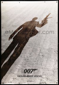 9j454 QUANTUM OF SOLACE teaser DS bus stop '08 Daniel Craig as James Bond, cool shadow image!