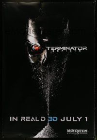 9j467 TERMINATOR GENISYS DS bus stop '15 great different image of dissolving cyborg skull!