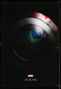 9j005 CAPTAIN AMERICA: THE WINTER SOLDIER lenticular teaser 1sh '14 cool image of shield!