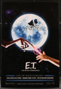 9j011 E.T. THE EXTRA TERRESTRIAL lenticular 1sh R02 Steven Spielberg, cool bike over moon image!
