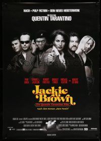 9j242 JACKIE BROWN German 33x47 '97 Quentin Tarantino, Grier, Samuel L. Jackson, De Niro, Fonda!