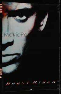 9j014 GHOST RIDER lenticular teaser 1sh '06 Nicolas Cage in title role w/pretty Eva Mendes!