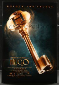 9j016 HUGO lenticular teaser 1sh '11 Martin Scorsese, Ben Kingsley, cool huge art of key!