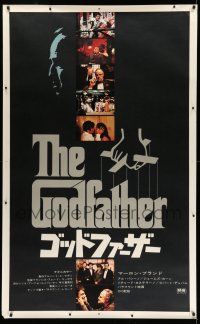 9j232 GODFATHER Japanese 39x62 '72 Marlon Brando, Francis Ford Coppola crime classic!