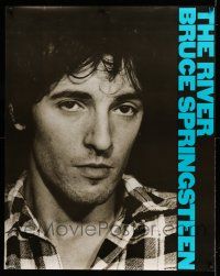 9j262 BRUCE SPRINGSTEEN 37x44 music poster '80 The River, cool close up image of The Boss!