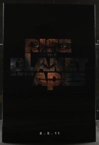 9j031 RISE OF THE PLANET OF THE APES lenticular 1sh '11 prequel to the 1968 classic!