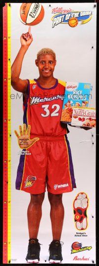 9j296 BRIDGET PETTIS 27x76 advertising poster '00s full-length image oft the WNBA basketball star!