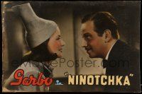 9j176 NINOTCHKA 20x30 special '39 Greta Garbo, Melvyn Douglas, Ernst Lubitsch!