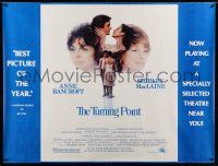 9j257 TURNING POINT subway poster '77 artwork of Shirley MacLaine & Anne Bancroft by John Alvin!