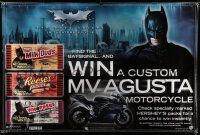 9j483 DARK KNIGHT vinyl banner '08 Christian Bale as Batman with custom MV Agusta motorcycle!