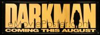 9j484 DARKMAN vinyl banner '90 directed by Sam Raimi, cool Alvin art of masked hero Liam Neeson!