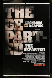 9j485 DEPARTED vinyl banner '06 Scorsese, Leonardo DiCaprio, Matt Damon, Jack Nicholson!