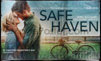 9j512 SAFE HAVEN vinyl banner '13 Josh Duhamel, Julianne Hough, romantic close-up!