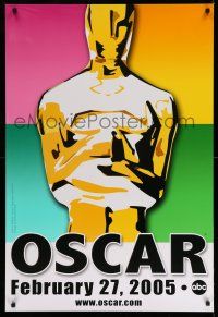 9k012 77th ANNUAL ACADEMY AWARDS 1sh '05 Brett Davidson artwork of the Oscar!