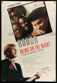 9k117 BRING ON THE NIGHT 1sh '85 Sting with guitar, directed by Michael Apted!