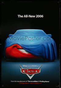 9k124 CARS advance DS 1sh '06 Walt Disney Pixar animated automobile racing, Lightning McQueen!
