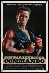 9k152 COMMANDO int'l 1sh '85 Arnold Schwarzenegger is going to make someone pay!