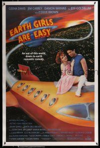 9k209 EARTH GIRLS ARE EASY 1sh '89 completely different image of just Geena Davis in bikini!