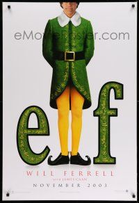 9k217 ELF teaser DS 1sh '03 Jon Favreau directed, James Caan & Will Ferrell in Christmas comedy!
