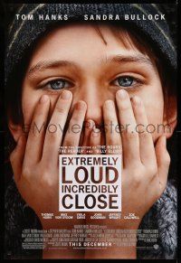 9k241 EXTREMELY LOUD & INCREDIBLY CLOSE advance DS 1sh '11 Tom Hanks, Bullock, Horn