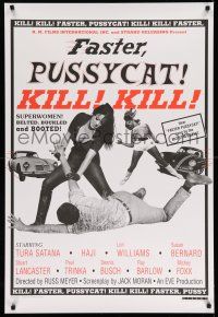 9k249 FASTER, PUSSYCAT! KILL! KILL! 1sh R95 Russ Meyer's ode to the violence in women, Tura Satana