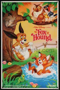 9k261 FOX & THE HOUND 1sh R88 two friends who didn't know they were supposed to be enemies!