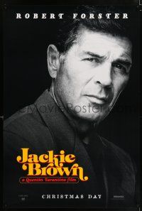 9k378 JACKIE BROWN teaser 1sh '97 Quentin Tarantino, cool image of Robert Forster!