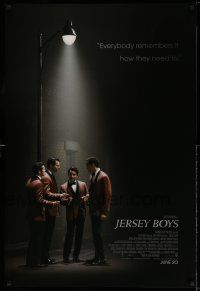 9k386 JERSEY BOYS int'l advance DS 1sh '14 John Lloyd Young as Frankie Valli, The Four Seasons!