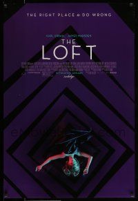 9k427 LOFT advance DS 1sh '15 Erik Van Looy's thriller, Karl Urban, James Mardsen, cool design!