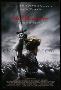 9k481 MESSENGER DS 1sh '99 directed by Luc Besson, Milla Jovovich as Joan of Arc in battle!