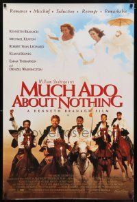 9k507 MUCH ADO ABOUT NOTHING int'l 1sh '93 Kenneth Branagh, Michael Keaton & Keanu Reeves!