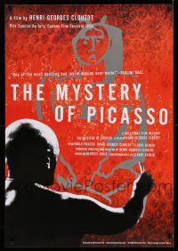 9k515 MYSTERY OF PICASSO 1sh R00 Le Mystere Picasso, Henri-Georges Clouzot & Pablo!