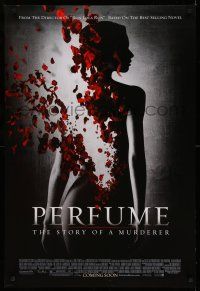 9k551 PERFUME: THE STORY OF A MURDERER advance DS 1sh '07 Rickman, Rachel Hurd-Wood, cool image!