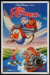 9k589 RESCUERS 1sh R89 Disney mouse mystery adventure cartoon from depths of Devil's Bayou!