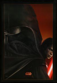 9k599 REVENGE OF THE SITH style A teaser DS 1sh '05 Star Wars Episode III,great image of Darth Vader
