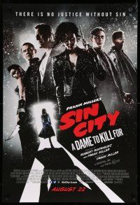9k646 SIN CITY A DAME TO KILL FOR advance DS 1sh '14 Josh Brolin, never let the monster out!