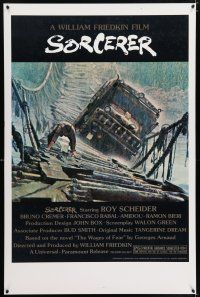 9k663 SORCERER 1sh '77 William Friedkin, Roy Scheider, Wages of Fear!