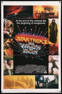 9k694 STAR TREK II 1sh '82 The Wrath of Khan, Leonard Nimoy, William Shatner, sci-fi sequel!