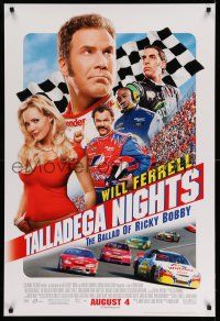 9k744 TALLADEGA NIGHTS THE BALLAD OF RICKY BOBBY advance DS 1sh '06 NASCAR driver Will Ferrell!