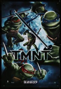 9k769 TMNT advance DS 1sh '07 Teenage Mutant Ninja Turtles, cool image of cast with weapons!