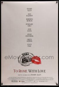 9k770 TO ROME WITH LOVE DS 1sh '12 Woody Allen, Alec Baldwin, Roberto Benigni, Penelope Cruz!