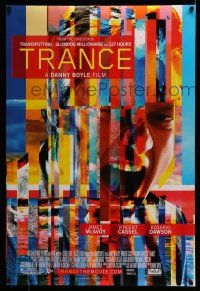 9k780 TRANCE DS 1sh '13 Danny Boyle directed, James McAvoy, Vincent Cassel, cool image!