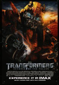 9k783 TRANSFORMERS: REVENGE OF THE FALLEN IMAX DS 1sh '09 Michael Bay directed!