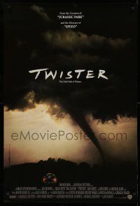 9k791 TWISTER int'l DS 1sh '96 storm chasers Bill Paxton & Helen Hunt, tornado action!