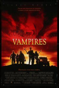 9k804 VAMPIRES DS 1sh '98 John Carpenter, James Woods, cool vampire hunter image!