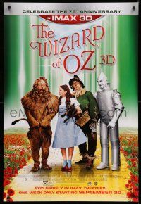 9k836 WIZARD OF OZ advance DS 1sh R13 Victor Fleming, Judy Garland all-time classic, rated PG!